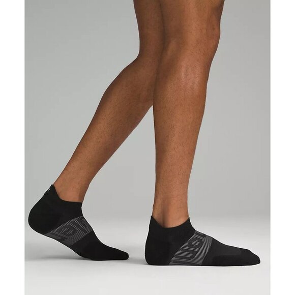 Men's Power Stride Tab Socks (3 Pack) - Black - Picture 2 of 4